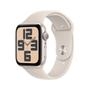 Apple Watch SE 44mm GPS:   Tela Retina OLED de LTPO: Basta levantar o pulso para ativar a tela na hora. A área de visualização permite usar diversos m