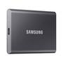 SSD Externo Portátil Samsung T7 1TB, USB 3.2, Leitura até 1050MB/s, Gravação até 1000MB/s, Titanium Gray Armazenamento portátil, em movimento O SSD po
