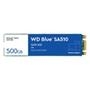 SSD WD Blue 500GB, M.2, Leitura 560MB/s, Gravação 510MB/s   Maior Produtividade Dê uma nova vida ao seu PC para que você possa impulsionar seu trabalh