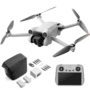 Confira o drone dji mini 3 pro 4k com kit fly more plus e controle remoto rc (dji017), o kit dji fly more plus possui vários acessórios essenciais par