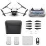 Drone dji mini 3 pro + controle rc + kit fly more 34 minutos  este kit acompanha o drone dji mini 3 pro + o controle rc com visor lcd + kit fly more c