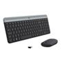 Crie o seu próprio espaço com o MK470 Slim Combo - uma combinação de teclado e mouse ultrafinos e design avançado, perfeitos para executar tarefas de 