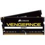 Kit de memória VENGEANCE Series 32GB (2x 16GB) DDR4 SODIMM 2400MHz CL16, dê uma memória de desempenho ultrarrápido SODIMM para seu laptop com DDR4. Os