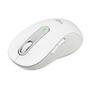 Mouse Sem Fio Logitech Signature M650 L 2000 DPI, Design Padrão, 5 Botões, Silencioso, Bluetooth, USB, Branco Um mouse versátil com SmartWheel de rola