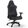 Cadeira Gamer Corsair TC100 Relaxed Fabric, Até 120Kg, Com Almofadas, Reclinável, Cilindro de Gás Classe 4, Preto e Cinza - CF-9010052-WW Recline-se c