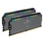 Memória Corsair Dominator Platinum, RGB, 64GB   Faça Tudo e Mais Rápido Na era dos muitos núcleos, a velocidade de processamento sem precedentes do DD