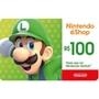 Nintendo eShop para uso no Nintendo Switch.  O saldo só pode ser utilizado usando uma conta Nintendo ou uma identificação do Nintendo Network no Ninte
