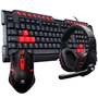 O combo de teclado e mouse para jogos C3Tech GK-20BK inclui um teclado e um mouse para jogos. Ele conta com um hardware de nível profissional a um pre