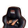 A Game Chair GC302 é projetada com características ergonômicas que permitem longas sessões de jogos! Estrutura resistente e reforçada, assento giratór