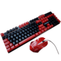 Kit teclado e mouse profissional gamer led rgb membrana dw-450 vermelho   o teclado com sistema de membrana dw-450 possui função que acende o ''led rg
