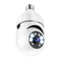 Modelo com auto tracking (detector de movimento de pessoas e pets) com a câmera lâmpada ip panorâmica com rastreio você poderá instalar apenas 1 câmer