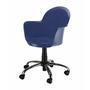 Cadeira giratória em polipropileno com base cromada para escritório de fabricação nacional , proporcionando mais conforto, ergonomia além de ser cadei