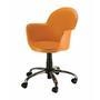 Cadeira giratória em polipropileno com base cromada para escritório de fabricação nacional , proporcionando mais conforto, ergonomia além de ser cadei