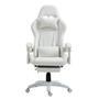 Cadeira gamer prizi canvas - brancadesenvolvida para que o usuário tenha uma experiência extremamente confortável e ergonômica, mesmo que precise util