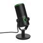 Funcionalidades adicionais: microfone condensador triplo para um streaming perfeito quatro padrões selecionáveis de captação de voz compressor de faix