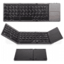 Este é um teclado bluetooth dobrável que pode se conectar facilmente ao seu smartphone, tablet ou laptop. Ele tem um design elegante e compacto, que p
