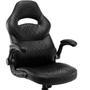 Cadeira gamer moob horizon giratória com função relax e braços ajustáveis pretoa cadeira gamer moob horizon combina estilo e conforto em um design híb