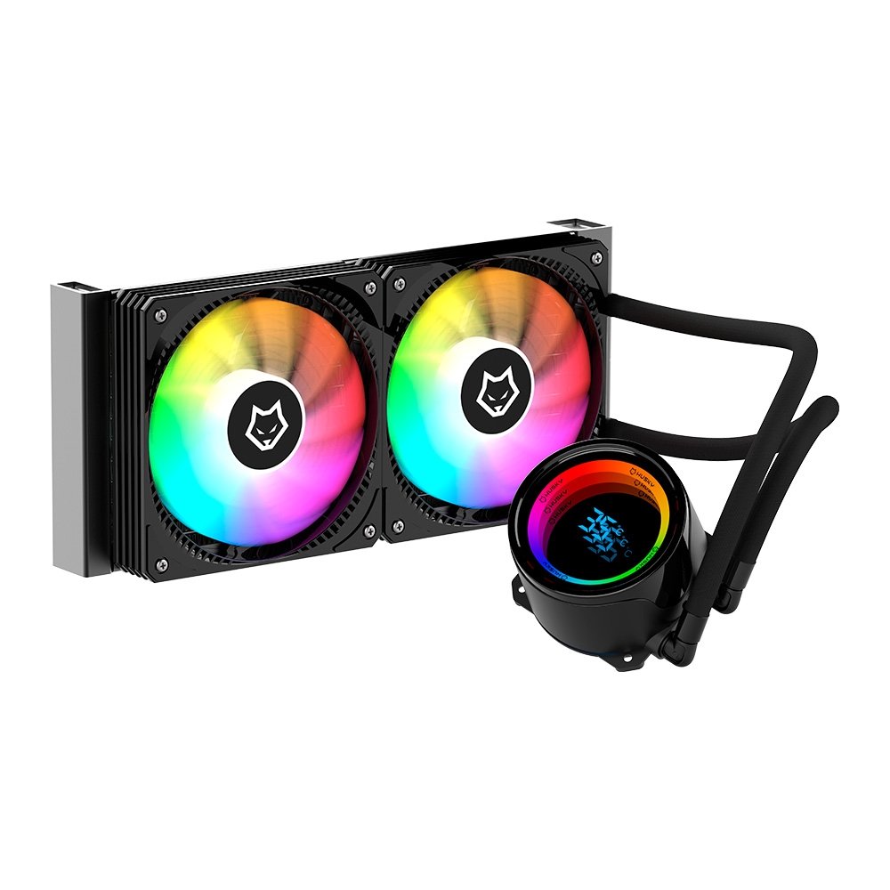 Water Cooler Husky Glacier, Iluminação ARGB, 240mm, AMD e Intel, Preto – HWT600PT Water Cooler Husky Glacier, Iluminação ARGB, 240mm, AMD e Intel, Preto – HWT600PT