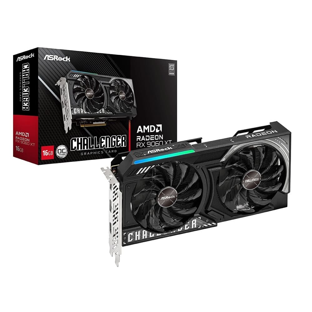 Placa de Vídeo ASRock RX 9060 XT CL 16GO AMD Radeon, 16GB, GDDR6, 128bits, OpenGL 4.6, RDNA 4 – RX9060XT CL 16GO Placa de Vídeo ASRock RX 9060 XT CL 16GO AMD Radeon, 16GB, GDDR6, 128bits, OpenGL 4.6, RDNA 4 – RX9060XT CL 16GO