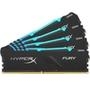 O Kit de Memórias HyperX FURY DDR4 RGB reconhece automaticamente sua plataforma host e faz overclock automático para a mais alta frequência do módulo 