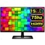 Monitor HQ 20HQ-LED 19.5" com 16.7 milhões de cores, imagens vivas e nítidas no seu monitor LED. Desfrute de imagens e vídeos em uma tela widescreen e