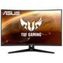 O Monitor Gamer Asus 31.5" TUF Gaming VG27WQ1B possui uma tela curva WQHD (2560x1440) de 31.5 polegadas com uma taxa de atualização ultrarrápida de 16
