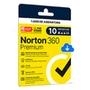 Norton 360 Premium 75GB para 10 Dispositivos  A segurança avançada com antivírus ajuda a proteger seus dispositivos e suas informações financeiras e p
