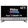 Smart TV Philco 42 LED Full HD   Aproveite toda a qualidade de som e imagem da Fast Smart TV Philco PTV42G10N5SKF D-Led Full HD 42" diretamente do con