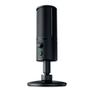 Microfone Razer Seiren X, USB, Black Você pode melhorar a comunicação nos games com o microfone Razer que tem uma qualidade de áudio incrível, perfeit