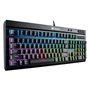 O teclado mecânico para jogos CORSAIR K68 RGB é ultra durável e combina cores vivas de luz de fundo RGB por tecla, resistência à água e à poeira (até 