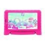 Com o Tablet Kid Pad 3G Plus Rosa a diversão nunca tem fim! Já vem com conteúdo exclusivo, tudo isso acompanhado do sistema operacional Android que pe
