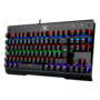 O Visnu é uma impressionante opção de alta performance da Redragon. Com sistema de iluminação RGB, sistema anti-ghosting em todas as teclas e renomado