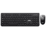 Combo teclado e mouse sem fio 1600 dpi oex pop + tm410 - teclas redondas - preto