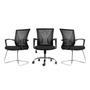 Com design moderno o “Conjunto com 1 Cadeira Diretor e 2 Cadeiras Interlocutor Pelegrin PEL-0201 Tela Mesh Preta” é uma ótima escolha para ambientes c