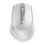Mouse Sem Fio 2.4ghz 1600 Dpi 6 Botões Branco Usb Power Save Com Pilhas Inclusas - Mo317