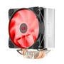 Cooler Para Processador, Redragon Tyr, Led, Vermelho, Intel/amd 120mm Pwm Fan 4 Heat Pipes Tdp 130w - CC-9104R
