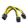 O cabo de energia para placa de vídeo 8 pinos para dual 6+2 pinos PCI-e é a solução ideal para quem precisa de uma fonte de energia confiável para a s