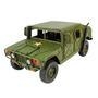 Miniatura colecionável carro viatura militar hmmwv retrô verde   a viatura hmmwv foi muito utilizada na guerra do golfo em 1991, devido a sua alta tra
