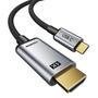 O cabo adaptador USB-C para HDMI 4K 30Hz  2 Metro Conexão Facil e rapida de dispositivo com saida USB-C para TV, projetor ou outro monitor com uma por
