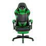 Cadeira gamer prizi canvas - verdedesenvolvida para que o usuário tenha uma experiência extremamente confortável e ergonômica, mesmo que precise utili