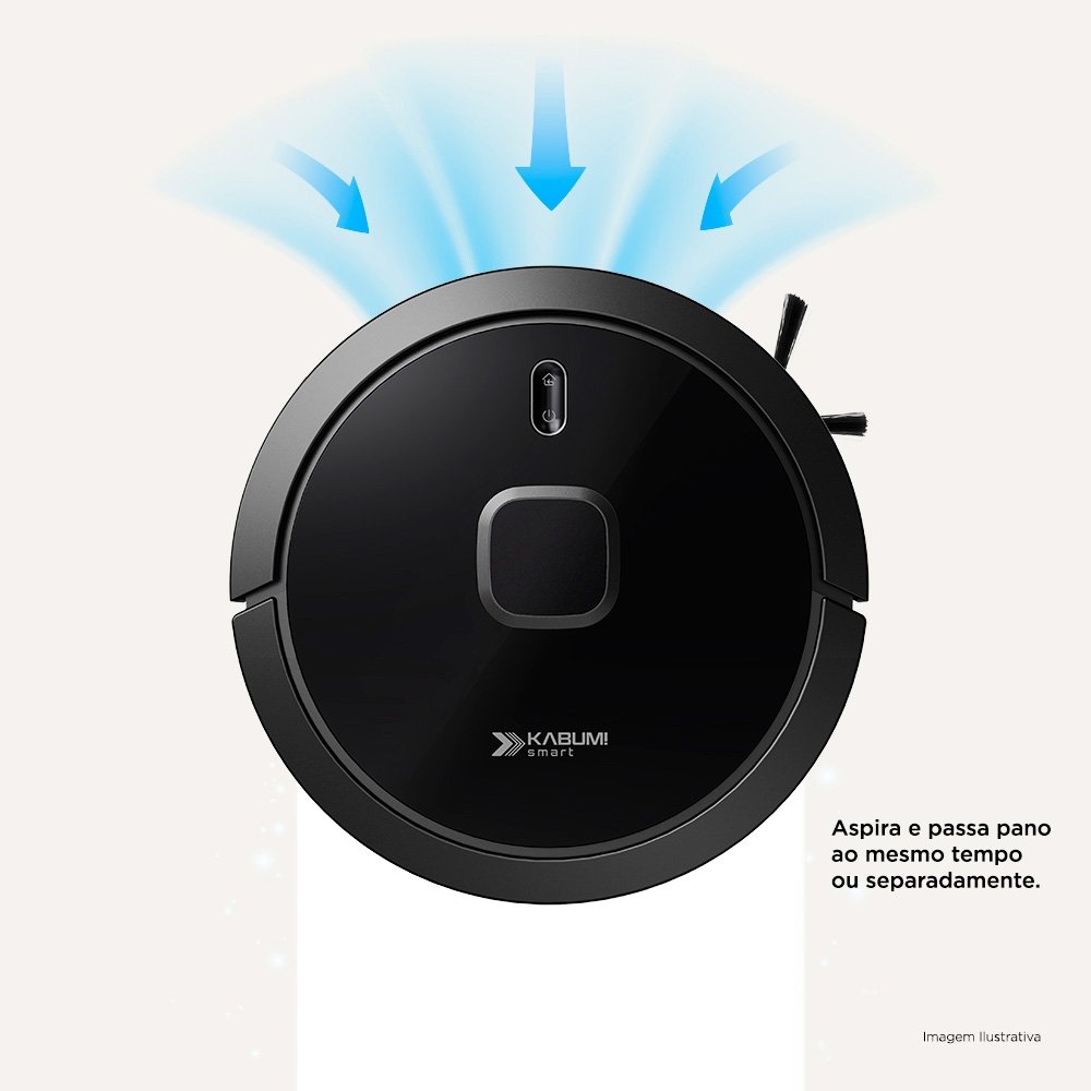 Robô Aspirador de Pó KaBuM! Smart 900 | KaBuM!