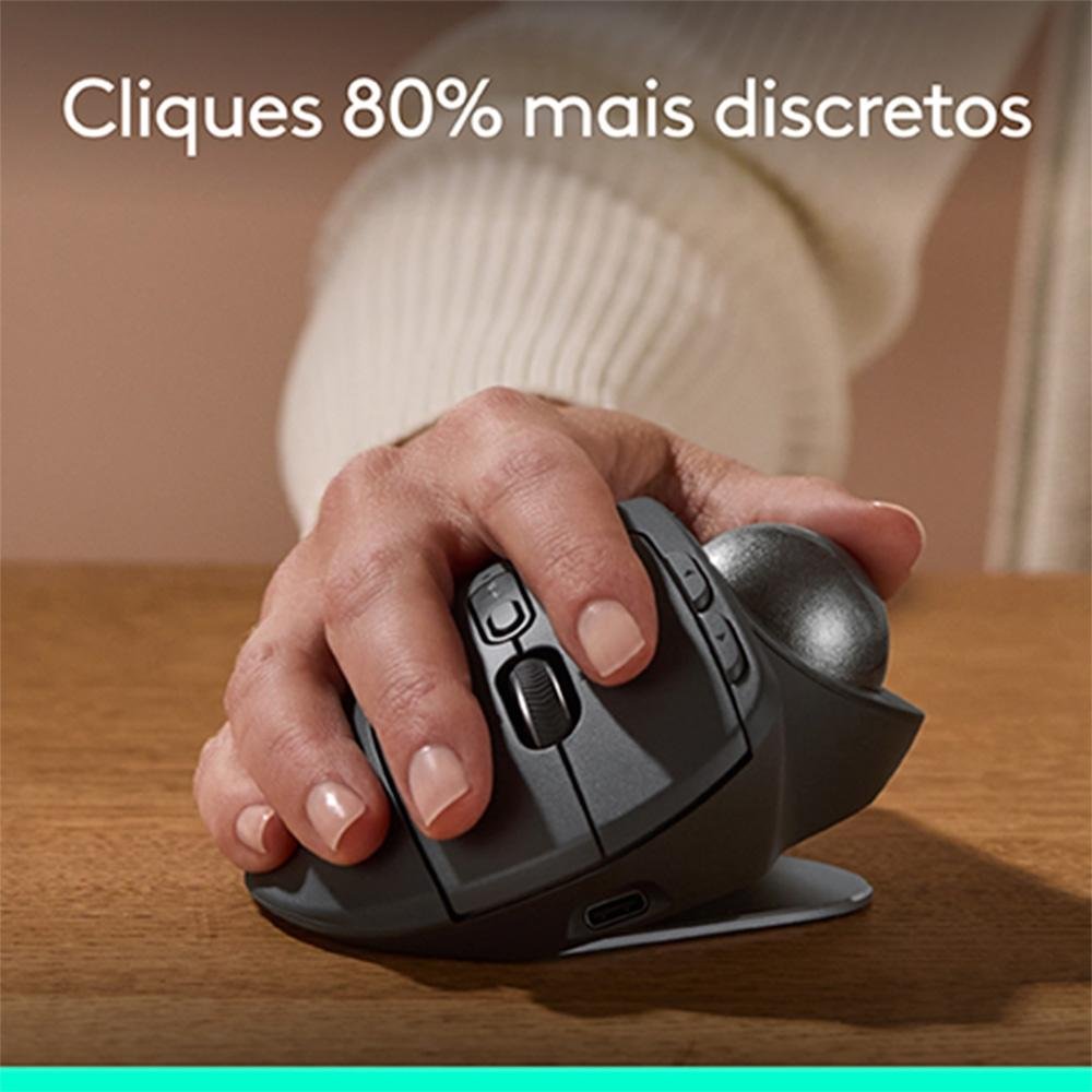 Mouse sem Fio Logitech MX Ergo S | KaBuM!
