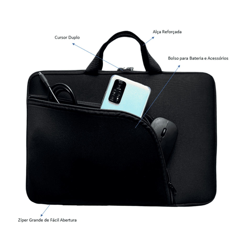 Case Notebook 15 Polegadas Capa Case Notebook Preto 156 Polegadas KaBuM