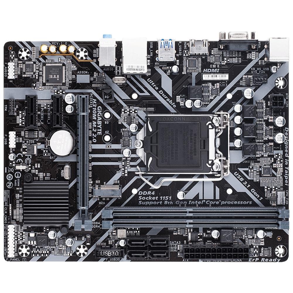 Placa-Mãe Gigabyte H310M M.2 2.0, Intel LGA 1151 | KaBuM!