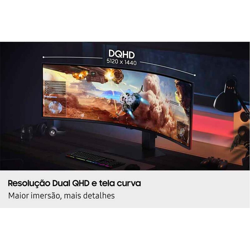 Monitor Gamer Curvo Samsung Odyssey G9 | KaBuM!