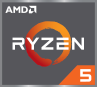 Logo processador AMD Ryzen