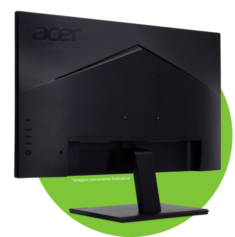 Acer Monitor Traseira Limpa