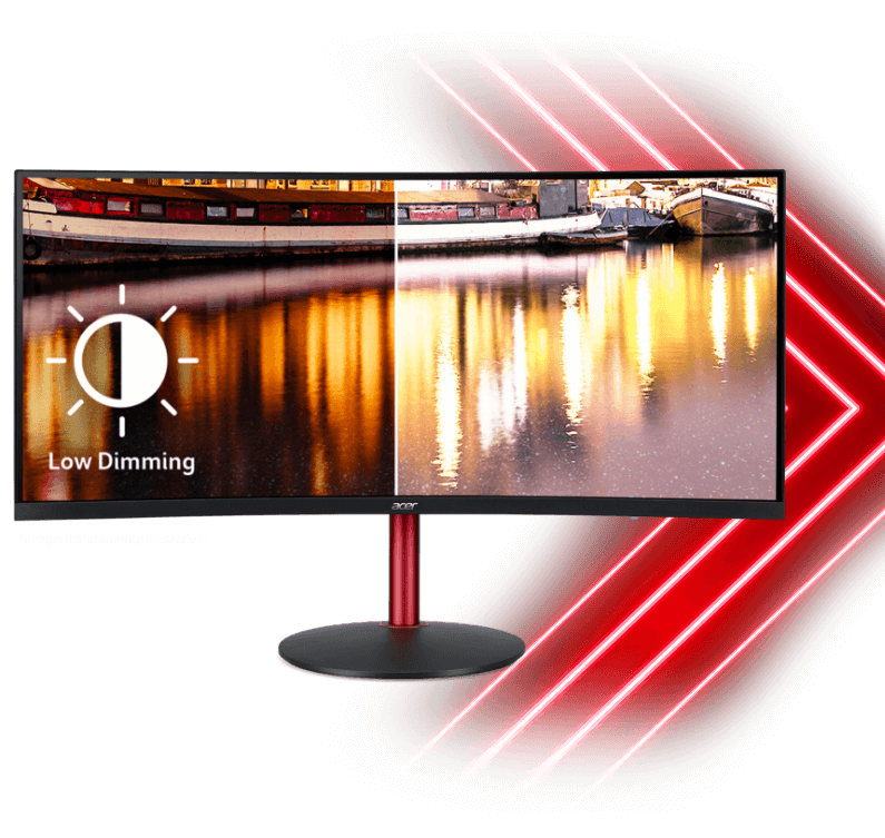 Acer Monitor XZ342CK display