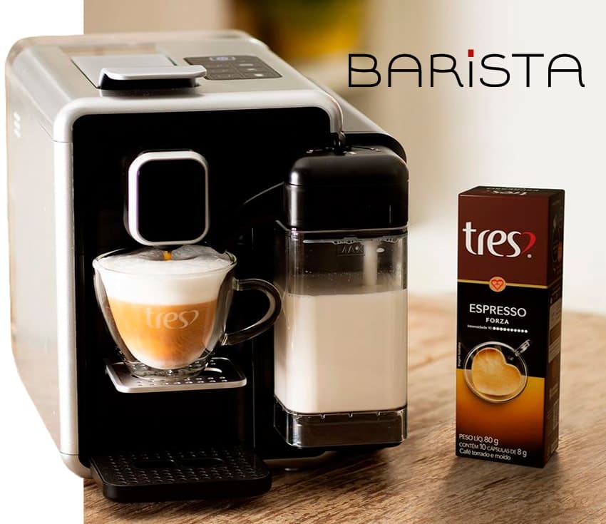Cafeteira Espresso Barista - TRES 3 Corações