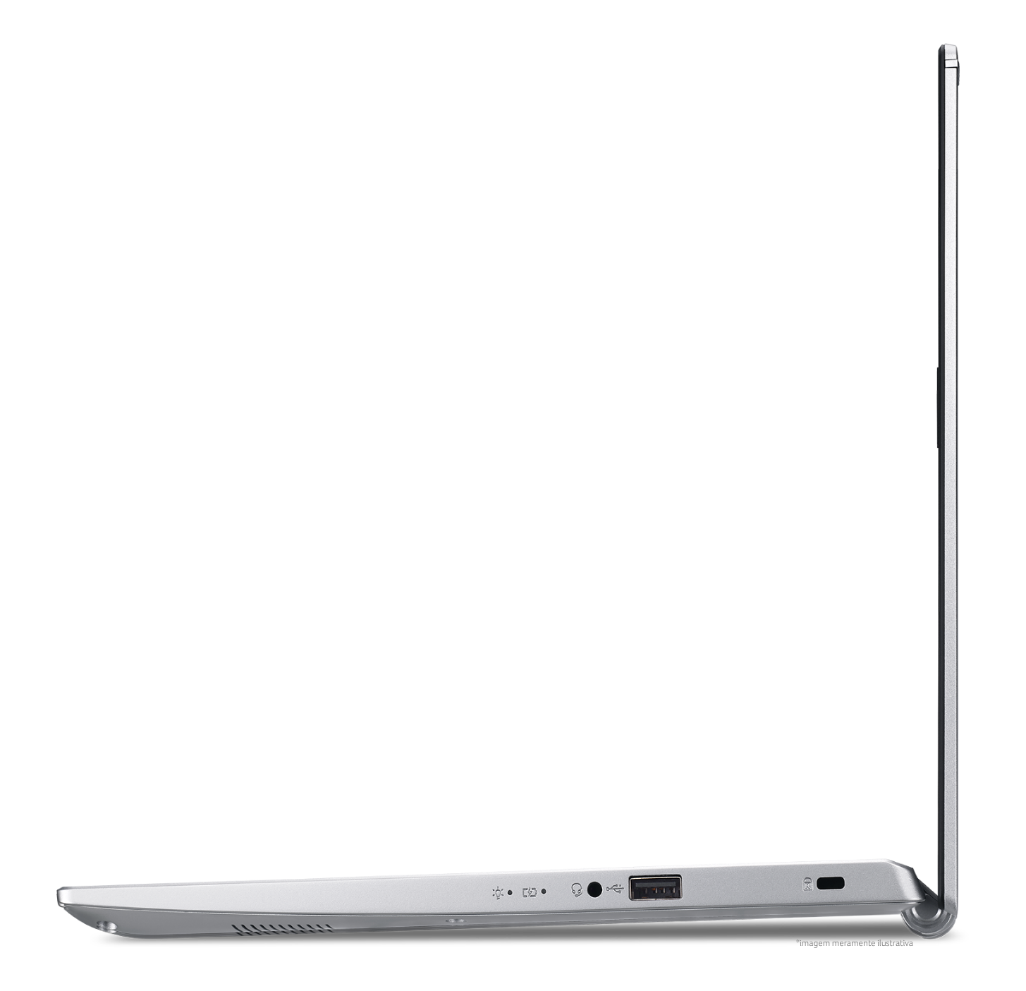 Notebook Acer A514-53-5239 visão lateral